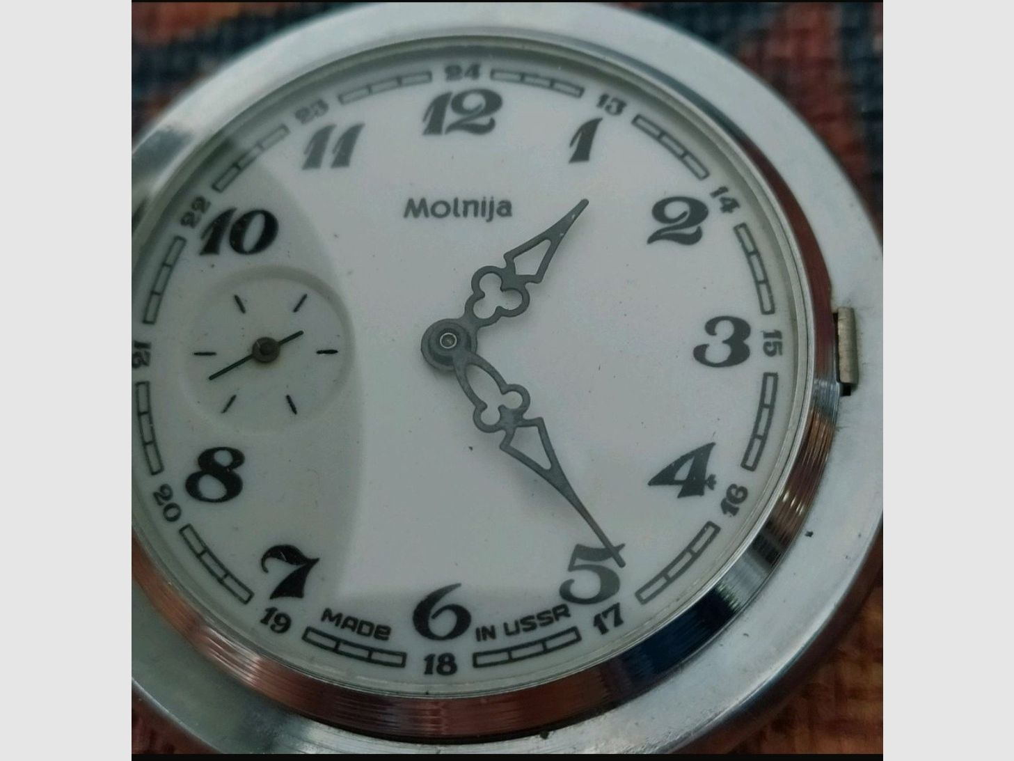 Zakhorloge met jachtthema