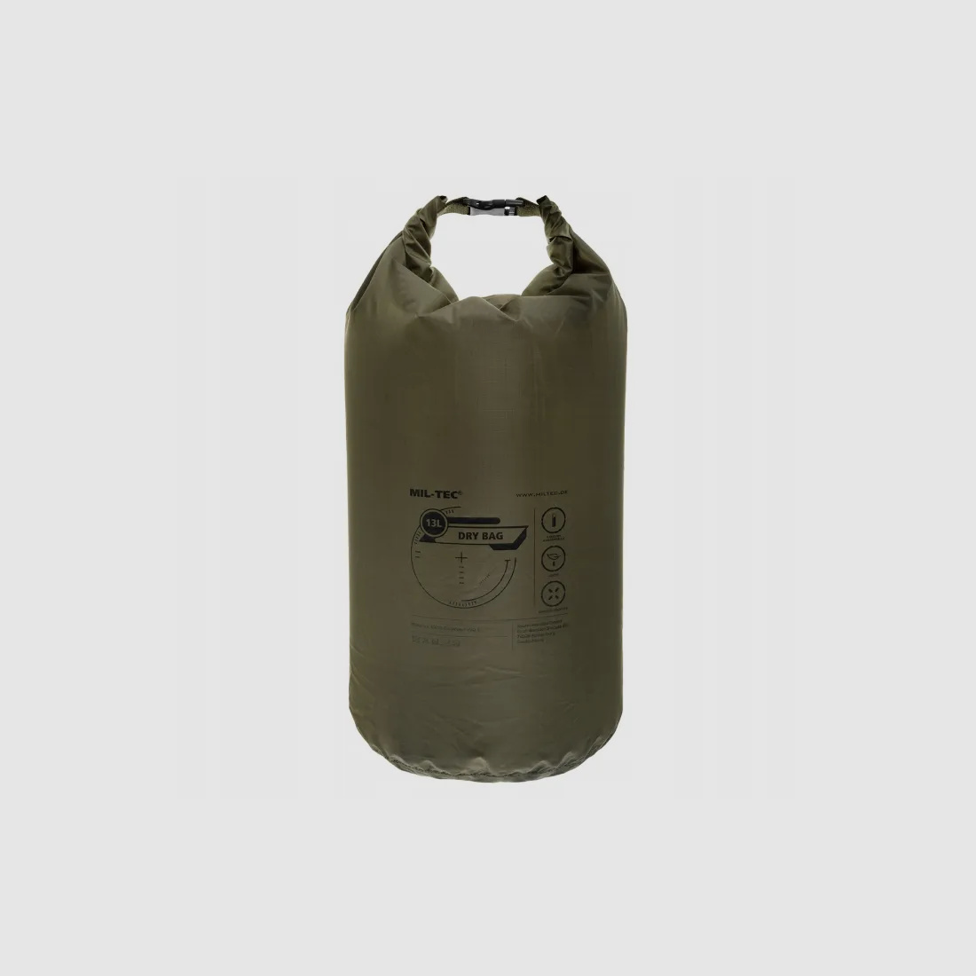 Sac étanche - 13 litres - Olive