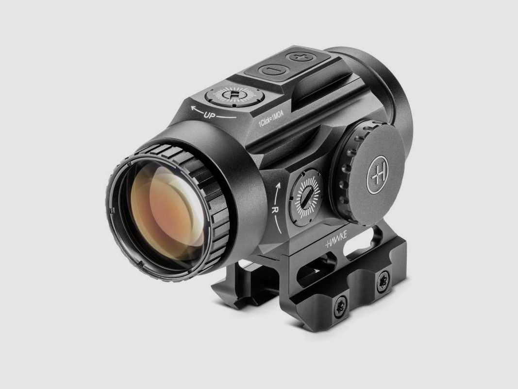 Hawke Prism Sight 4x24 5.56 BDC Red Dot, Weaver Micro T-2 Schnittstelle, 5.56 BDC