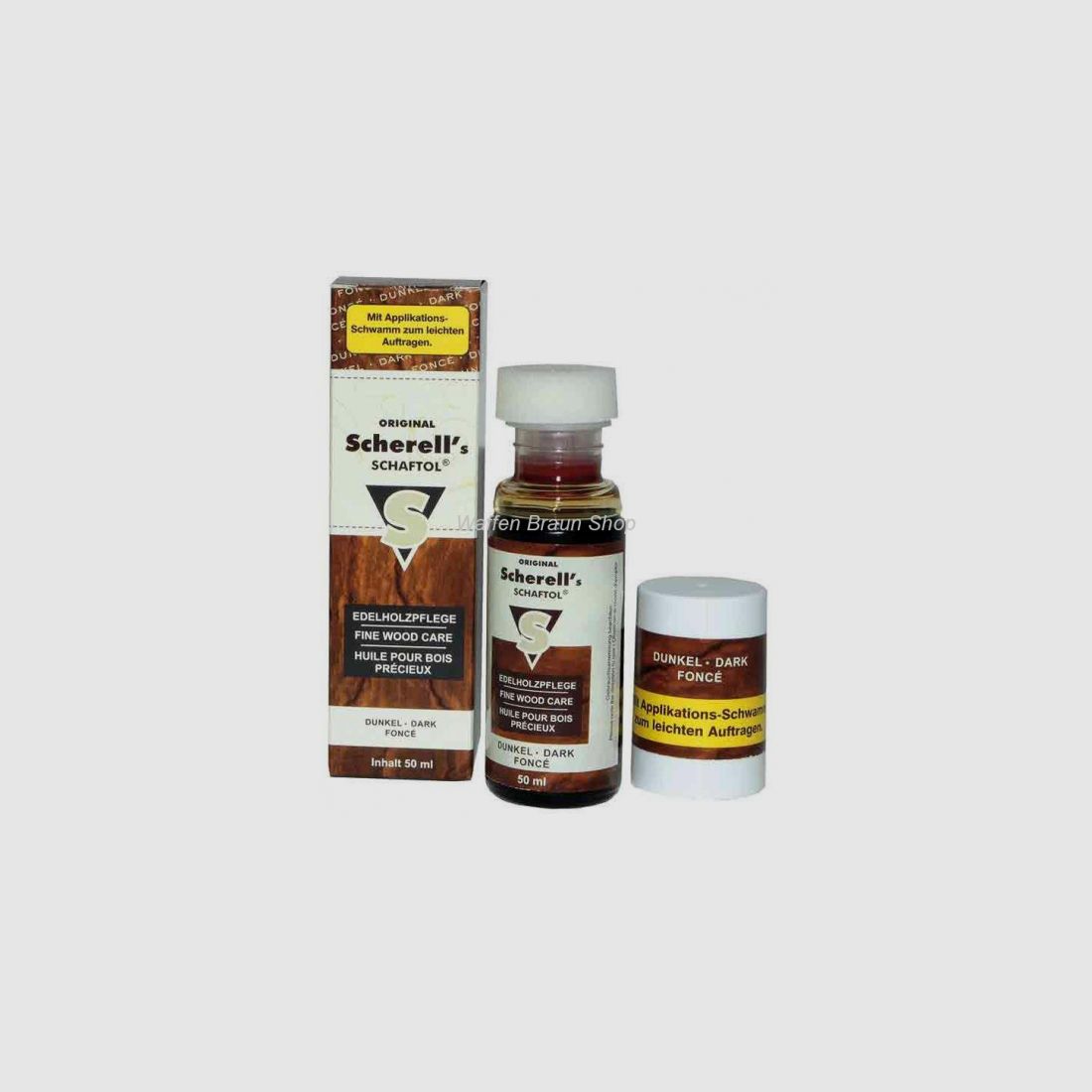 Original Scherell´s SCHAFTOL 50ml dunkel