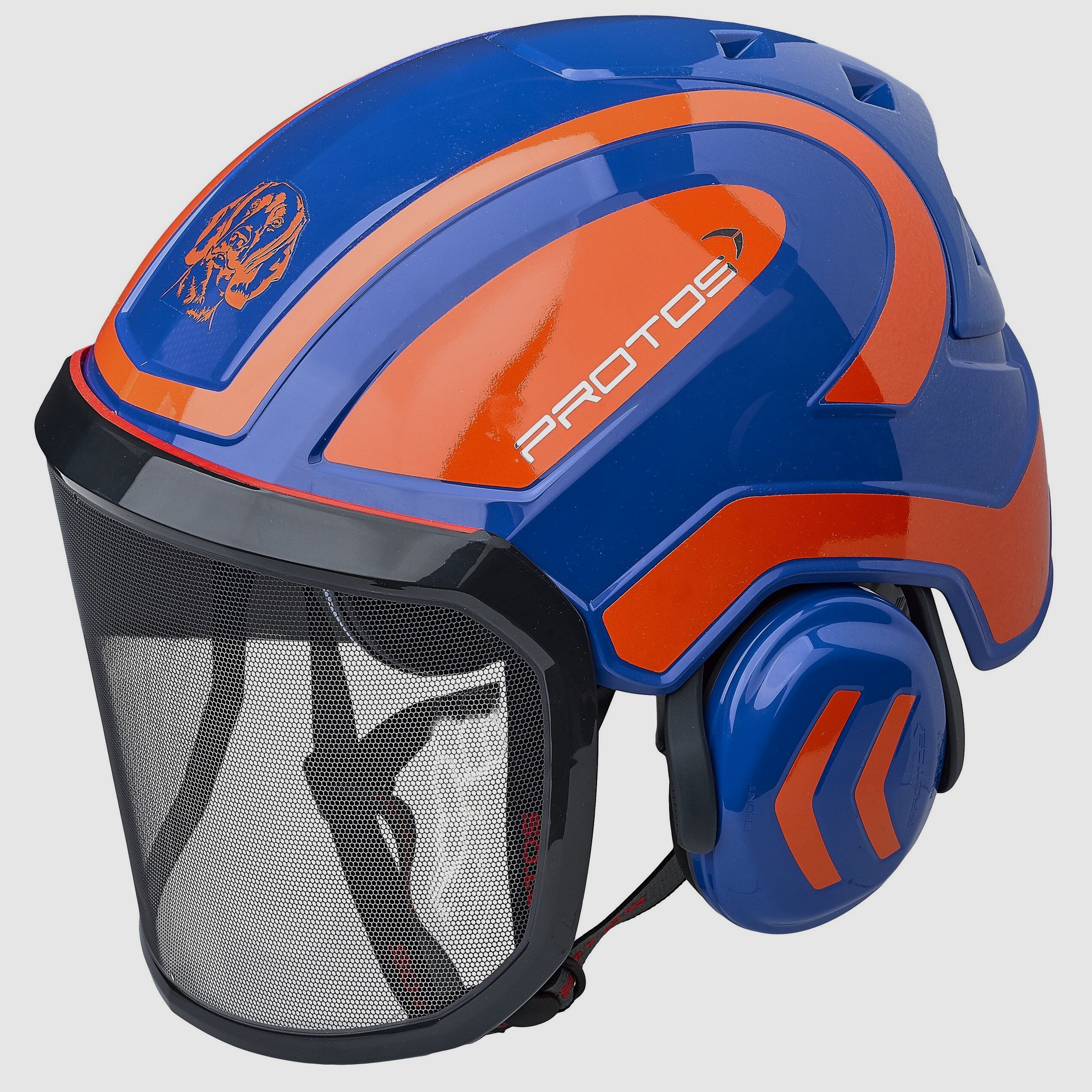 Protos head protection combination integral for tracking