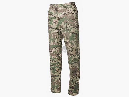 US Kampfhose, BDU, Rip Stop,operation-camo - Gre: M