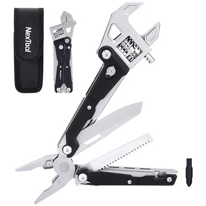 NexTool W4 11-in-1 multitool with adjustable wrench, image 3 of 42