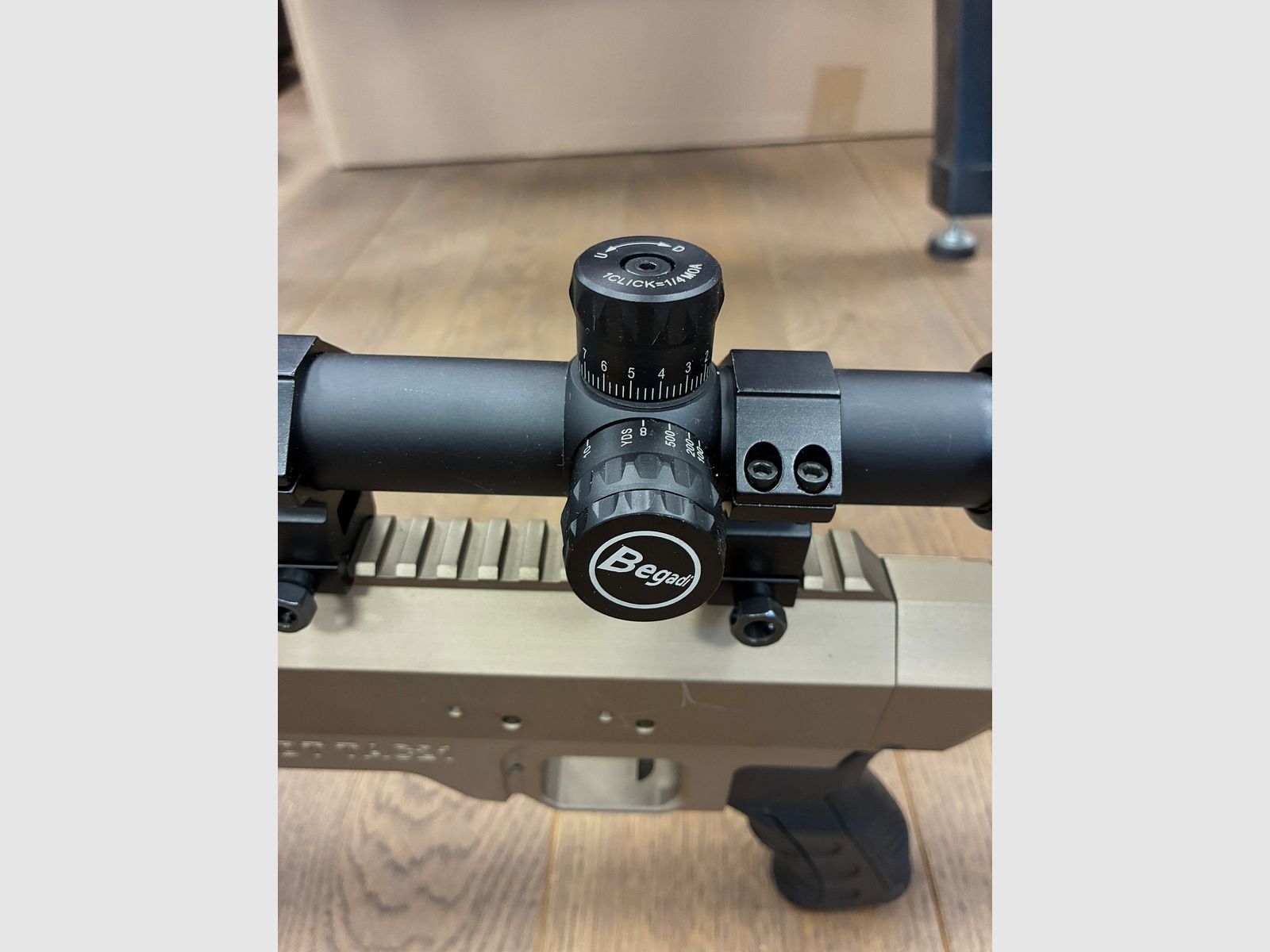 Remington 700 mit MDT TAC 21 mit Zielfernrohr Begadi SharpAim