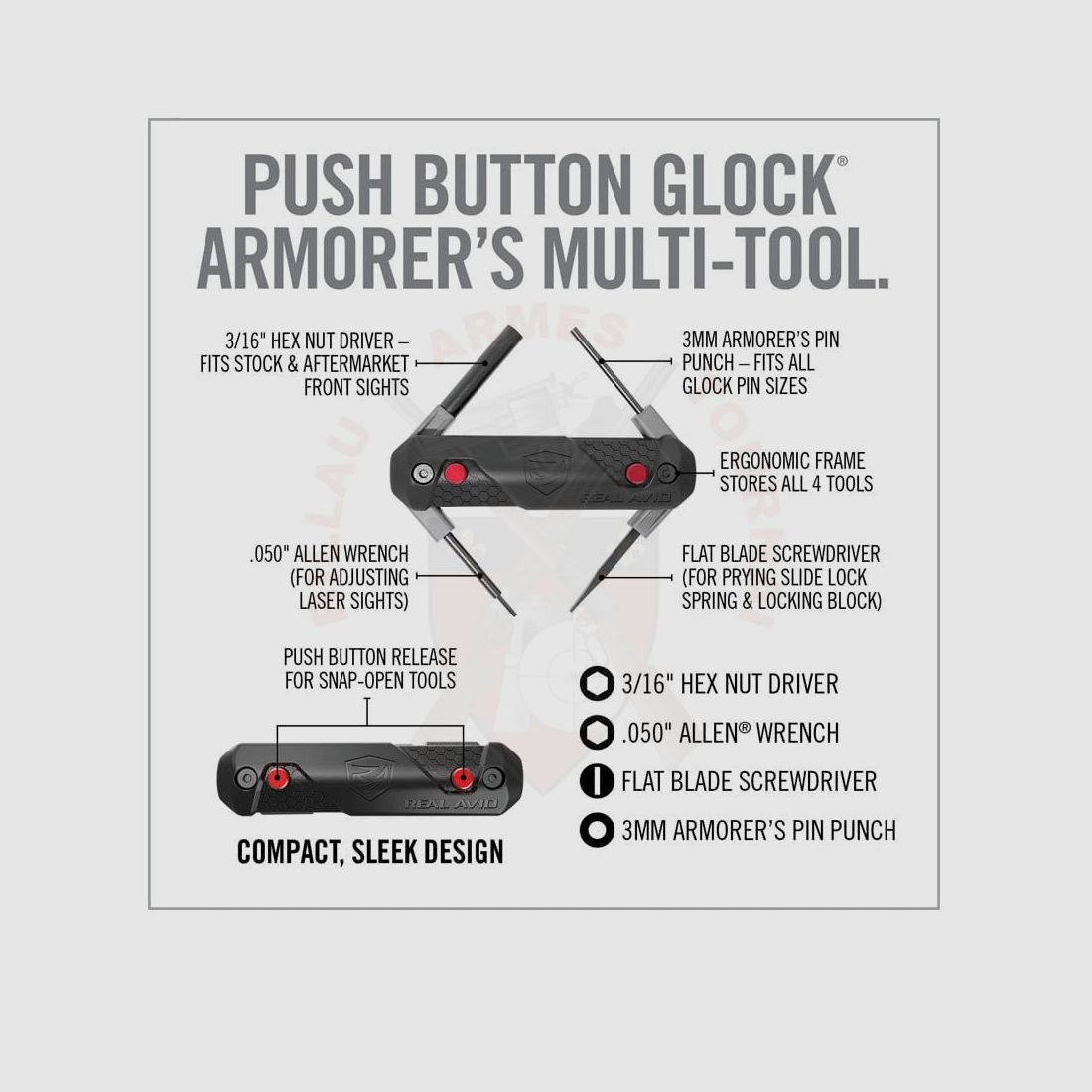 Real Avid Glock 4-in-1-Multifunktionswerkzeug, Bild 4 von 10