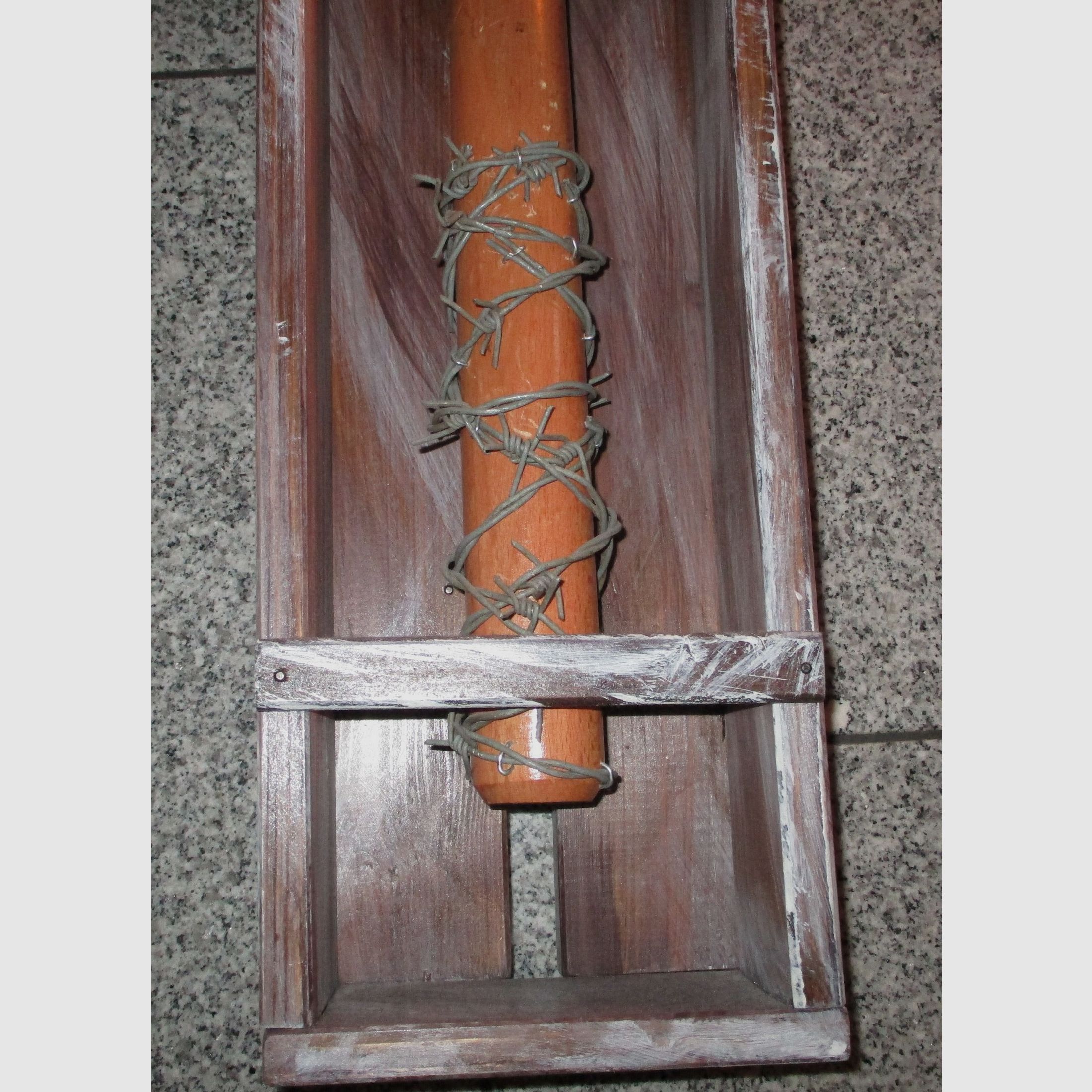 De Walking Dead Negan honkbalknuppel Lucille in houten doos