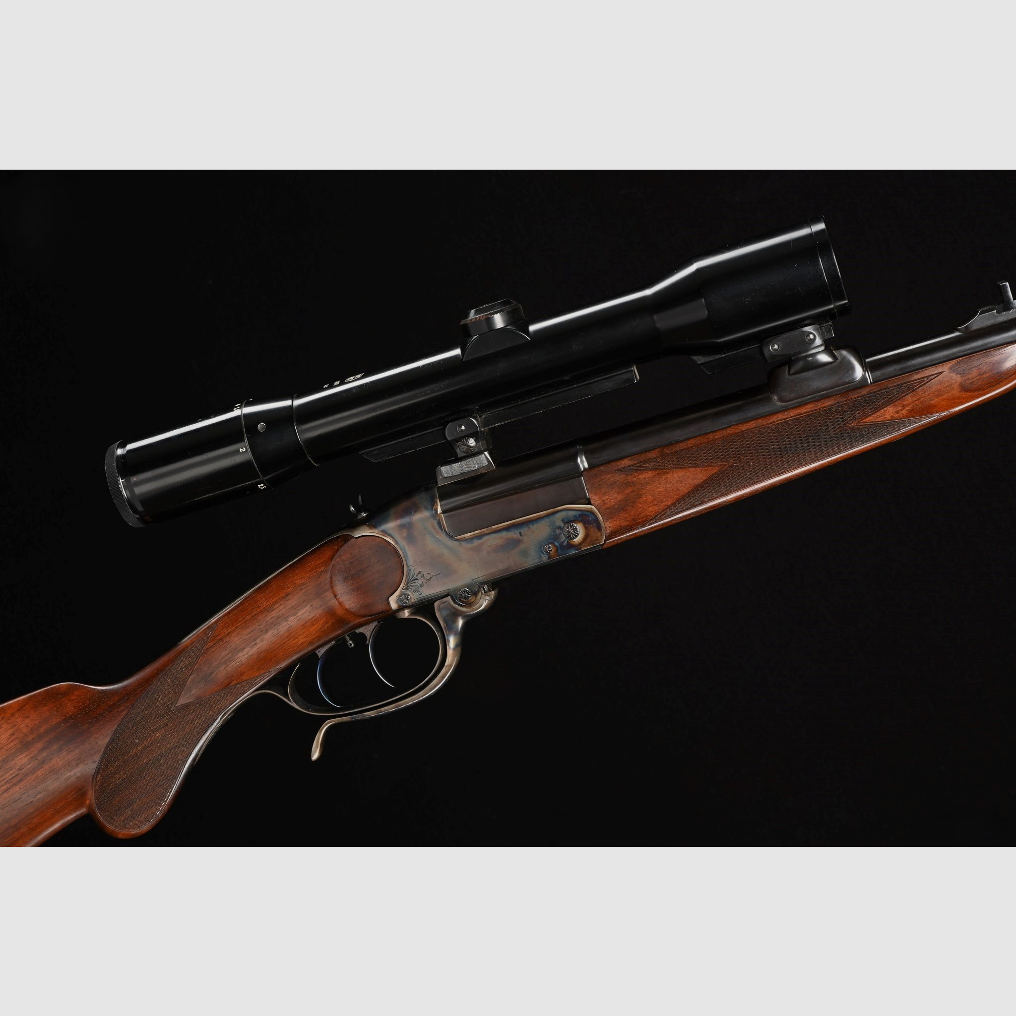 Sauer Pirschgewehr Einzelschuss Unter Hebel Kipplauf 8 x 48 Sauer