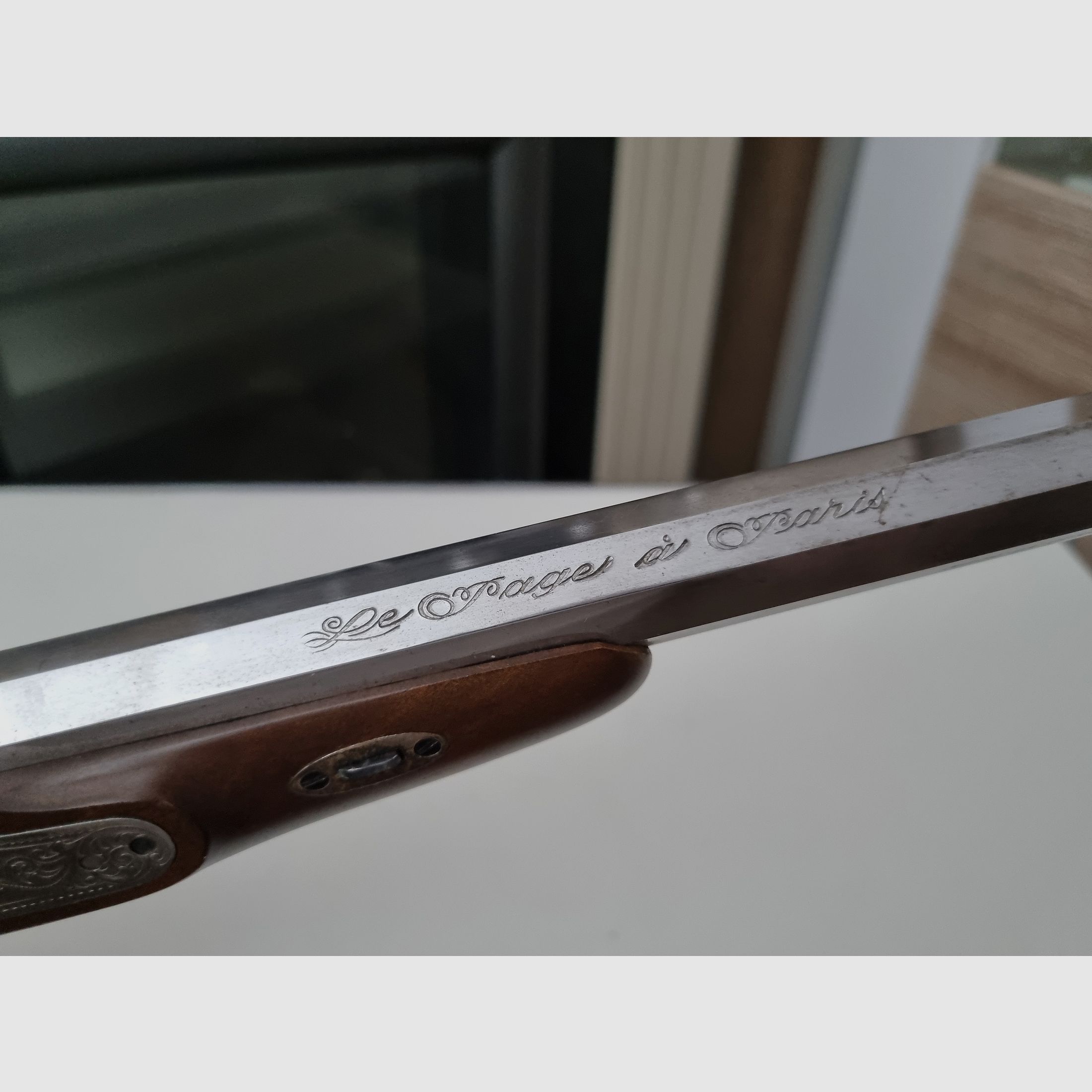 Front-loading pistol Armi Sport, model: Le Page LePage, caliber .45