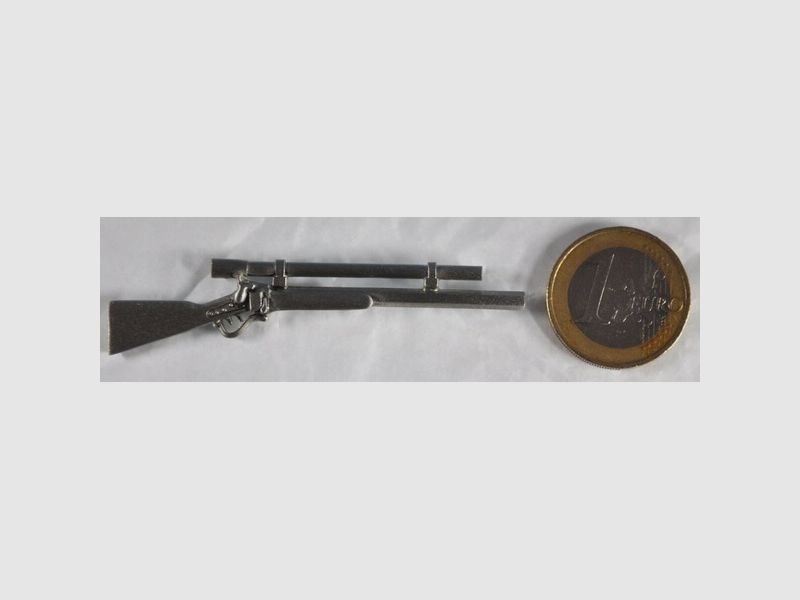 Sharps Scharfschützen-Gewehr als Metall-Anstecker