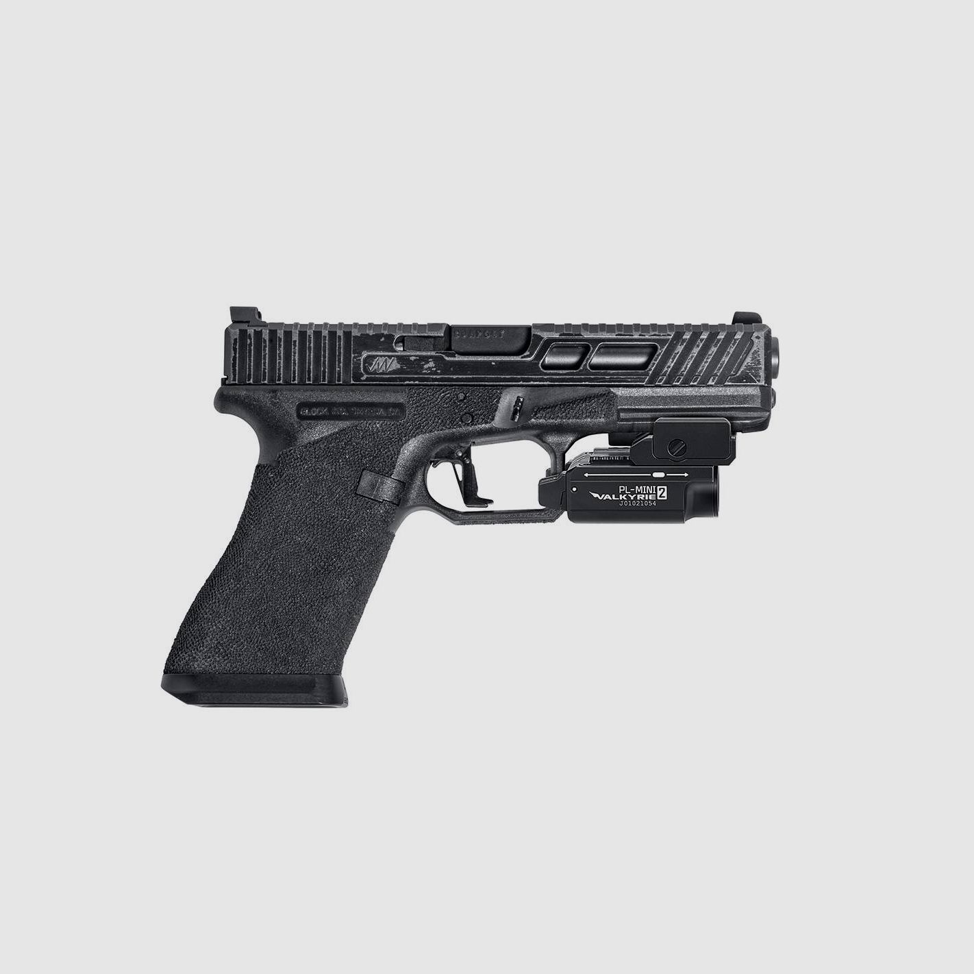 Lampe LED pour arme compacte PL Mini II Valkyrie 600 lum. Olight titane, image 6 sur 67