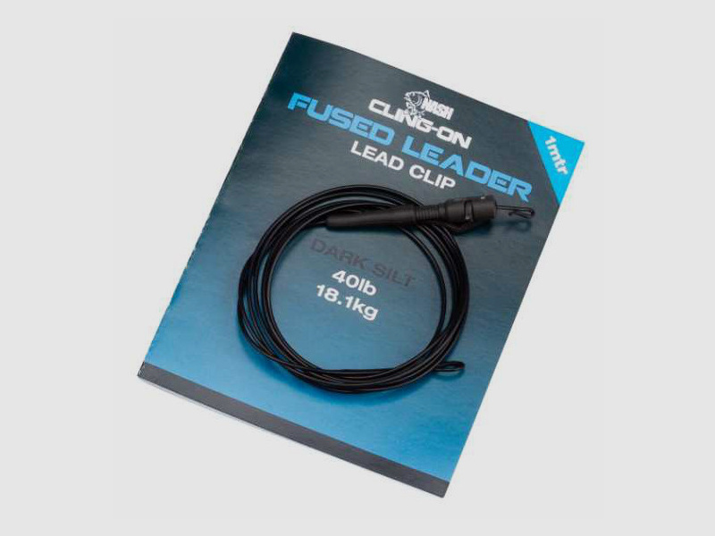 NashCling-On Fused Lead Clip Leader 1m