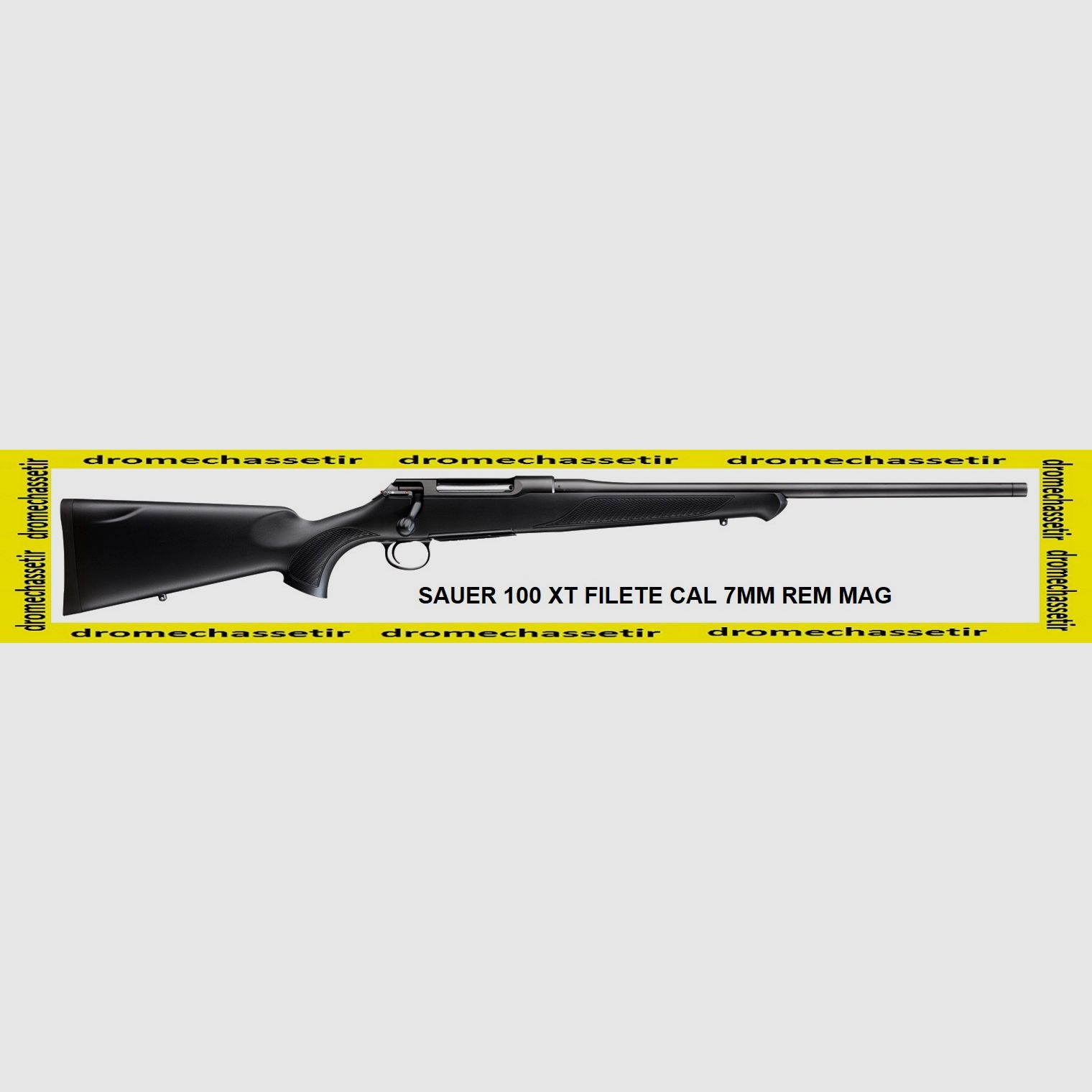 Repetierbüchse Sauer 100 XT, Kal. 7mm Rem Mag, Lauf 62cm gewinde, synthetisch