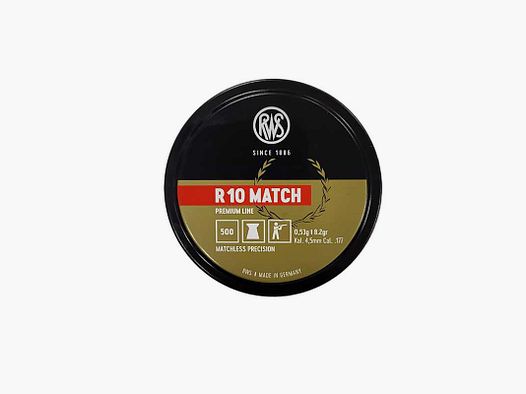Śrut RWS R10 Match 4.5 mm 0.53g, 500 szt.