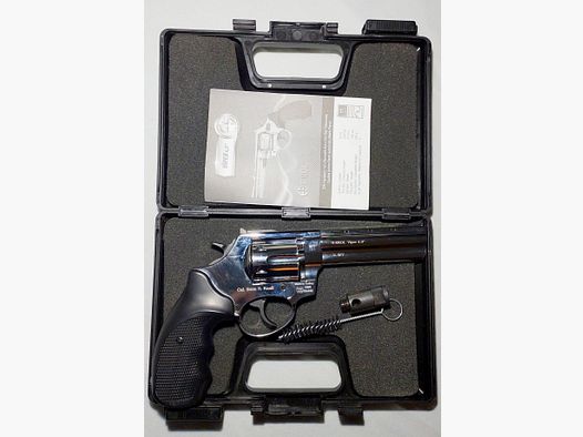 Ekol Viper 4,5 Zoll Schreckschuss Revolver Chrom 9 mm R.K. (PTB 1003) wie neu!