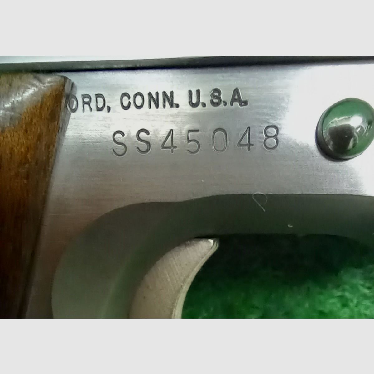 Colt Government MKIV in stainless steel, caliber .45 ACP