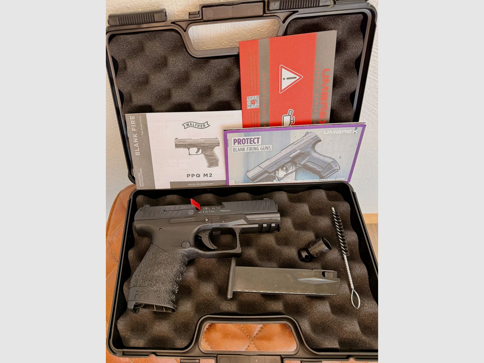 Pistolet à blanc Walther PPQ M2 9mm P.A.K. noir