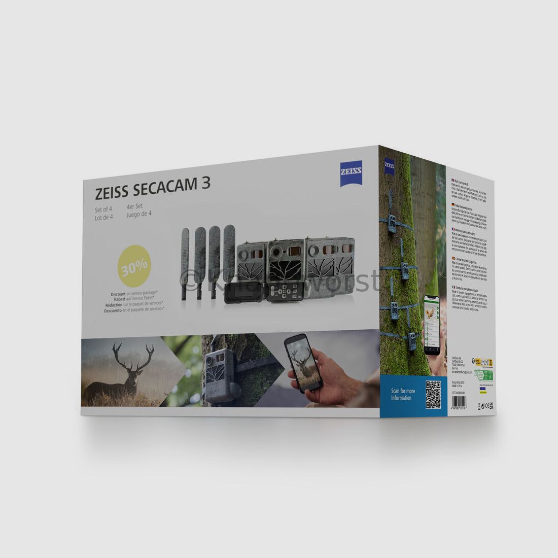 Zeiss Zeiss Secacam 3 4er Bundle Wildkamera