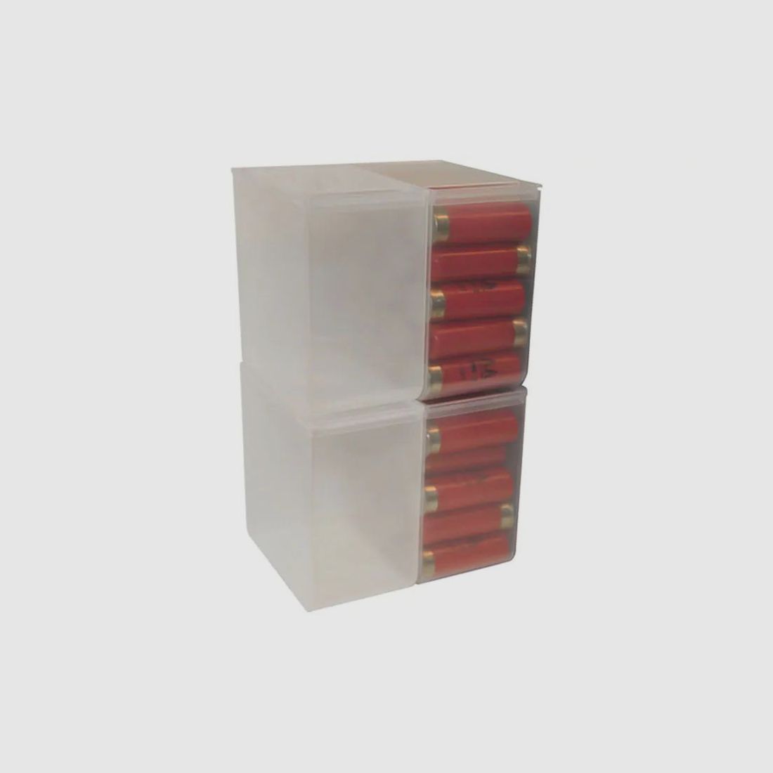 MTM Shotgun Cartridge Box SS25-00 transparent for 25 shotgun cartridges