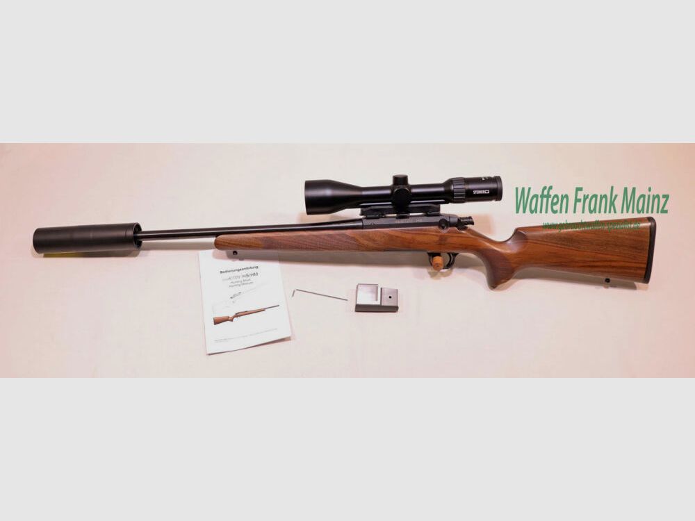 STEEL ACTION HS, wooden stock, overall length 510mm