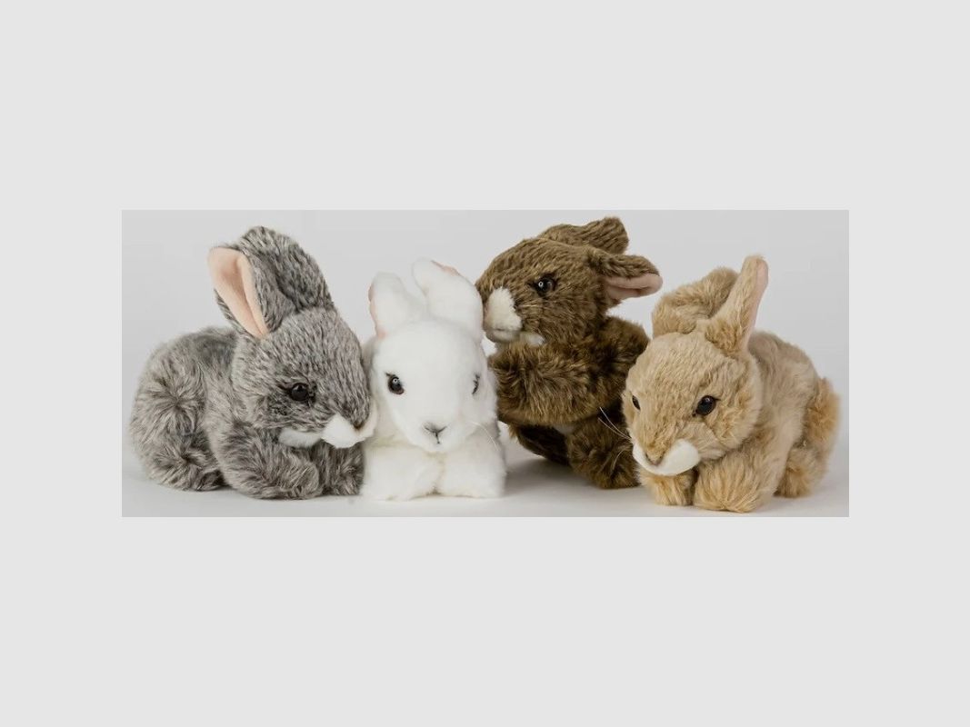 Plüsch Hase liegend - 17cm