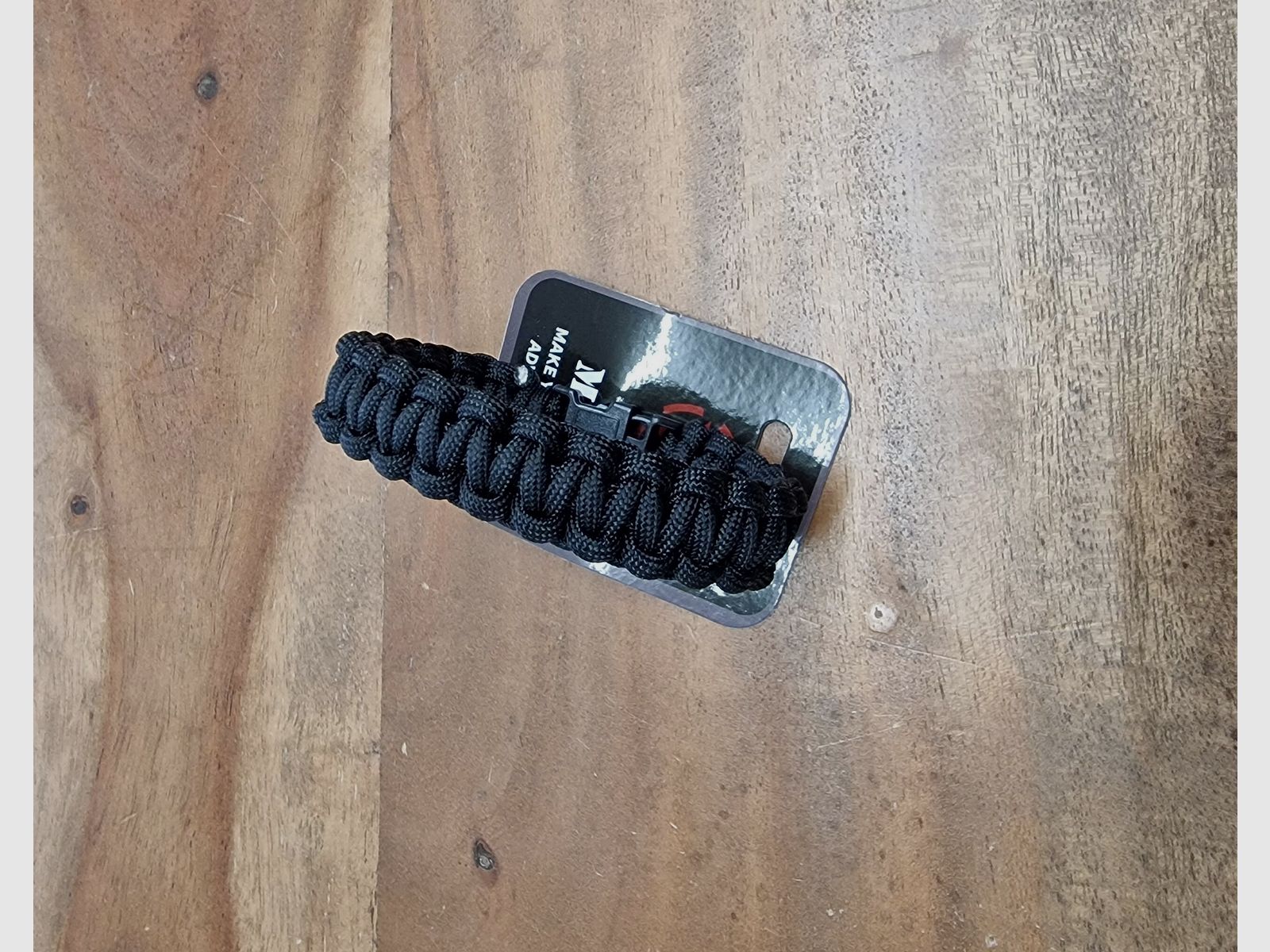 MFH - Paracord Armband / Maat S / Zwart, afbeelding 2 van 3