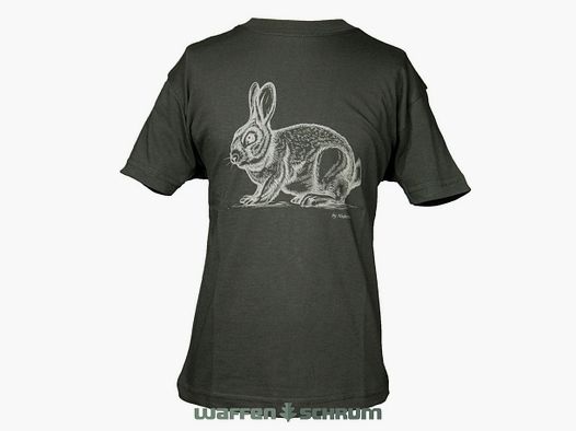 Hubertus T-Shirt Rabbit Olive
