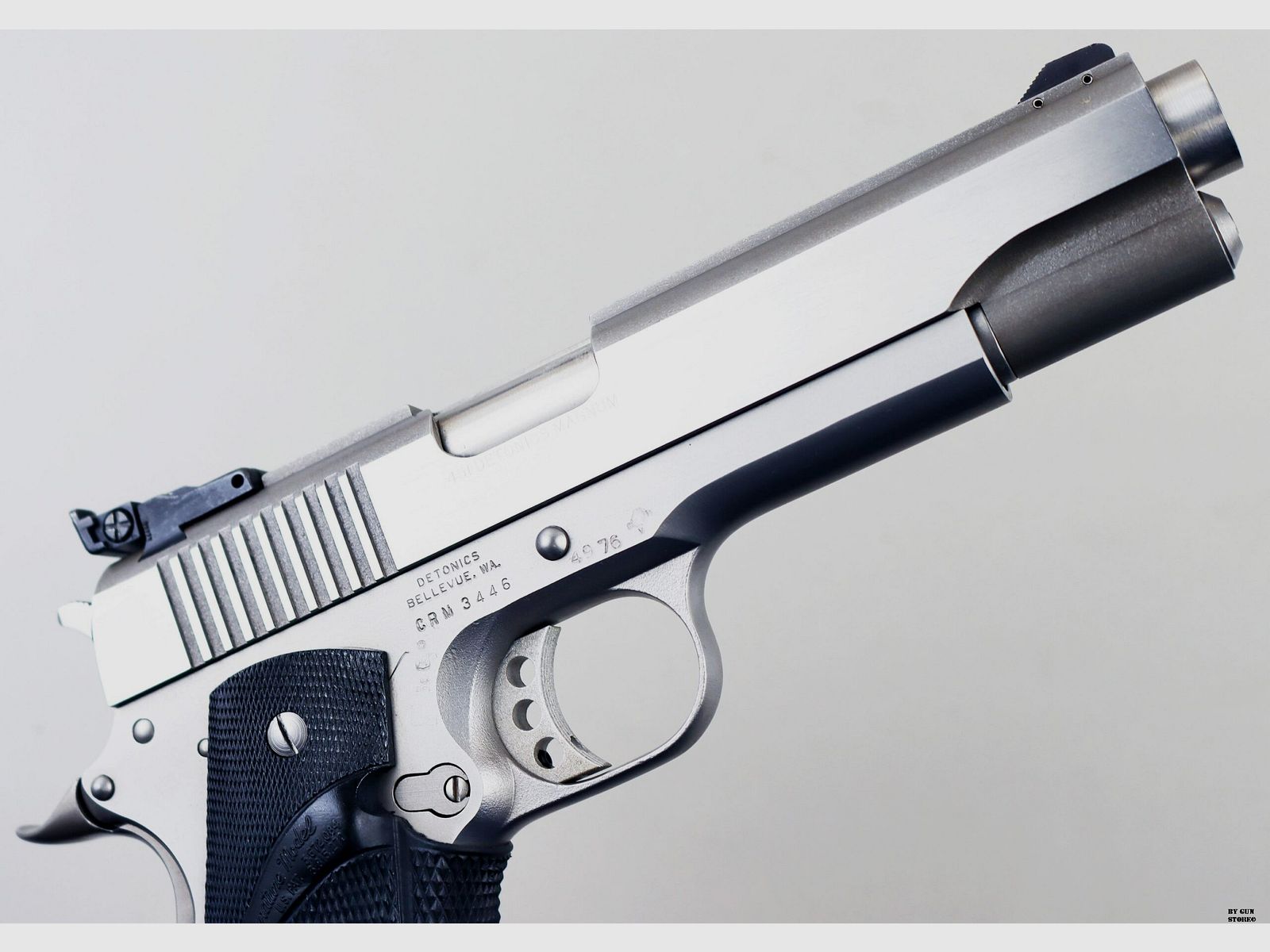 Detonics pistol mod. Scoremaster cal. 451 Det. Mast. serial no. CRM3446, image 7 of 15