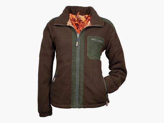 Hubertus Damen Wendefleece Jacke