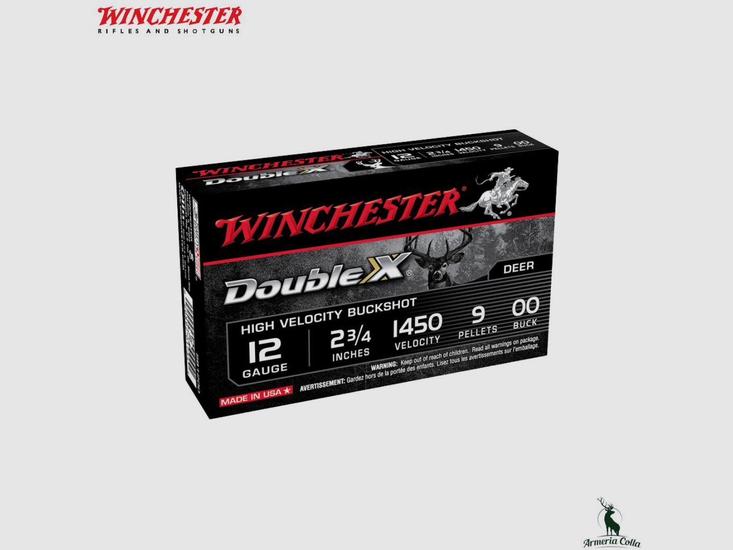 Winchester Ammunition 9 Copper Bullets Semi-Magnum cal. 12