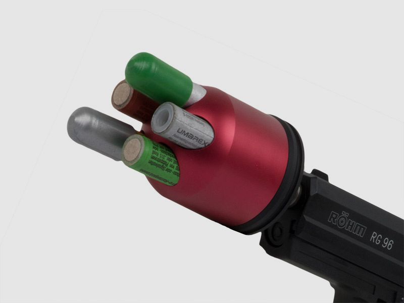 Umarex Pyro-Launcher 5-fach Abschussbecher fĂĽr Pyromunition (P18)