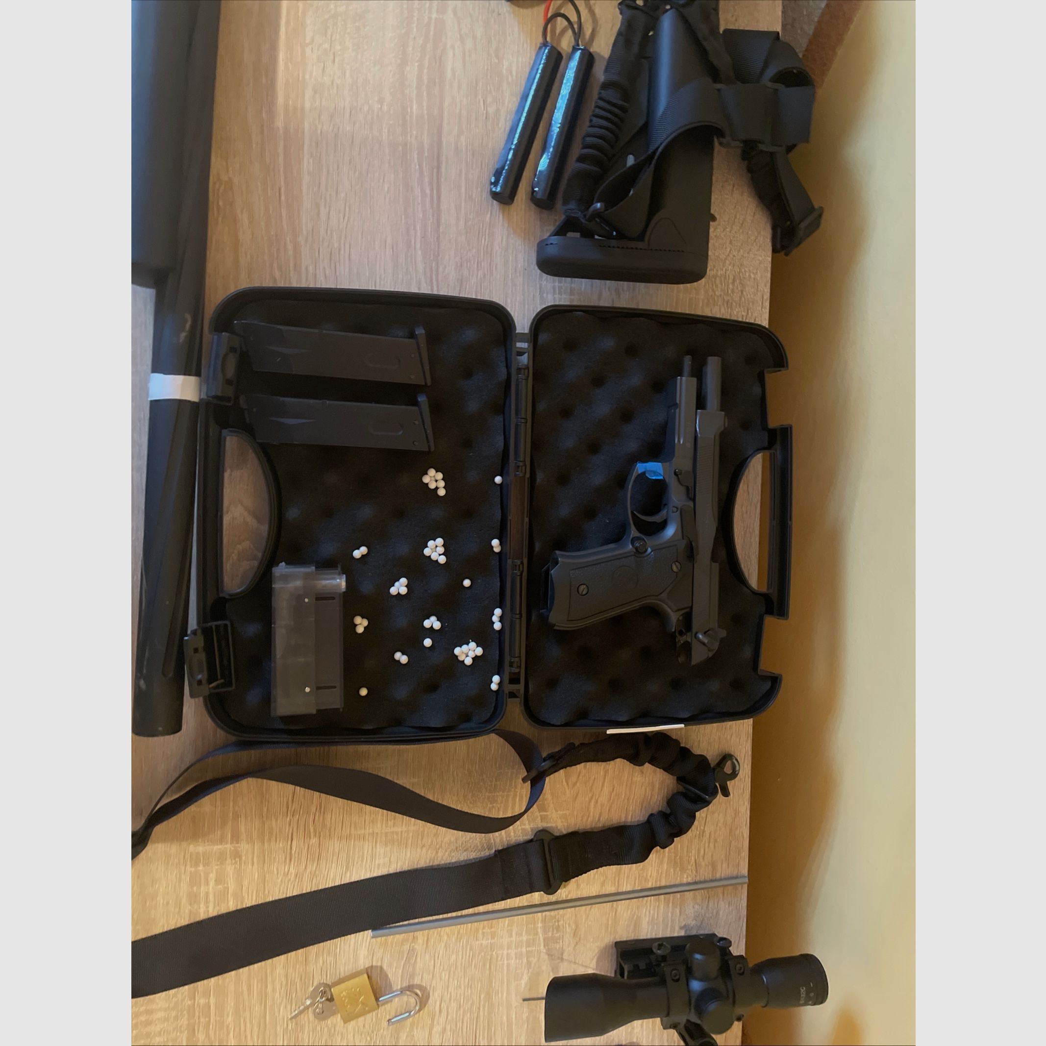 Volledige airsoftverzameling te koop