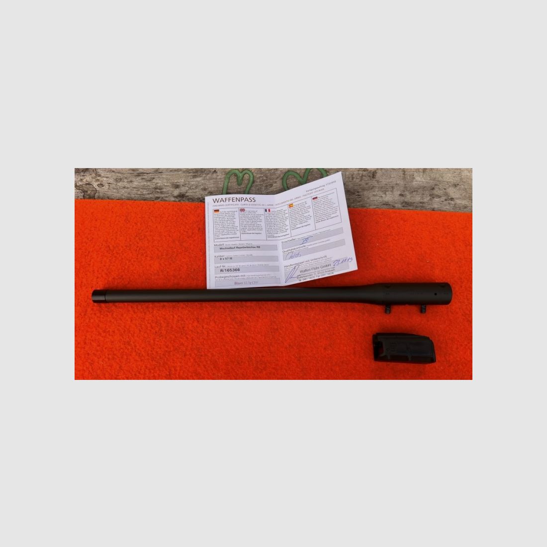 Lufa Blaser R8 kal. 8x57JS 47cm LL M15x1 gwint powłoka Cerakote od Roedale, zdjęcie 2 z 2