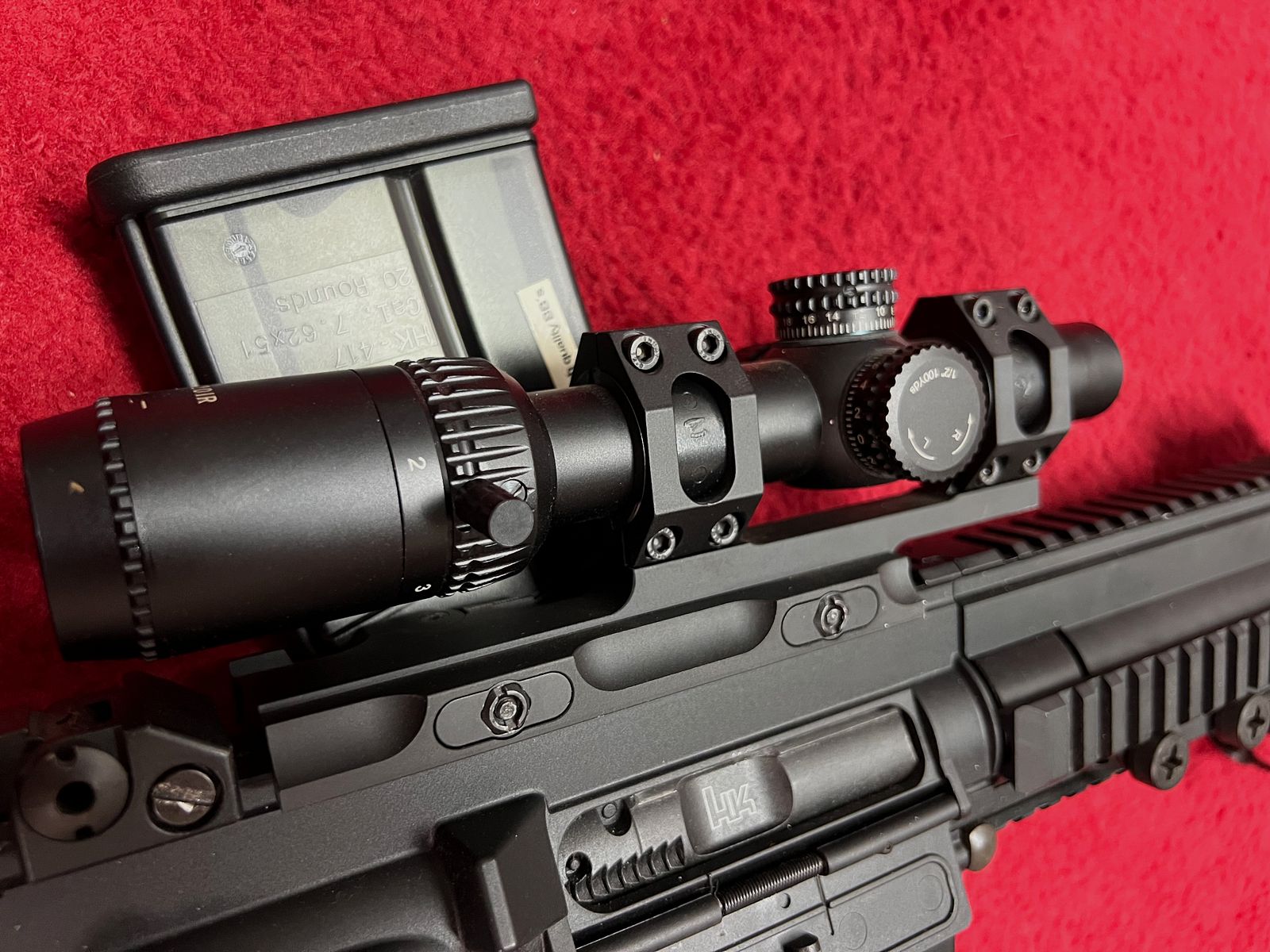VFC H&K 417 D Open Bolt GBB 6mm BB in Black