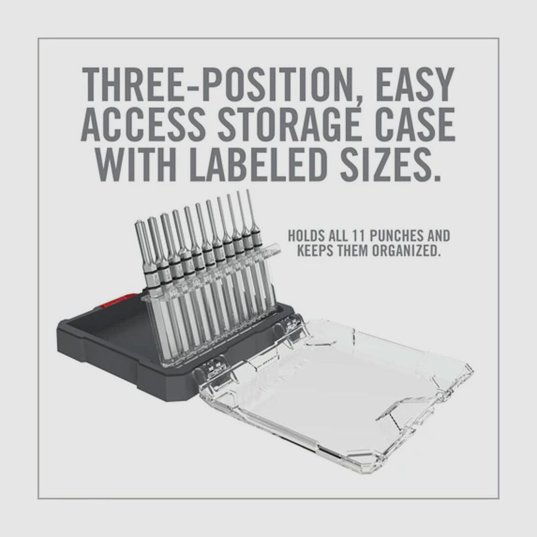 Real Avid Accu-Punch 11-Pieces Roll Pin Punch Set