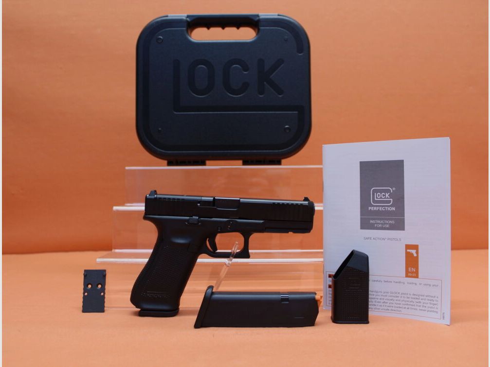 Glock Ha.Pistole 9mmLuger Glock17 Gen5 (MOS) FS 114mm Lauf Modular Optic System f. Red Dot Sight (9mmPara)