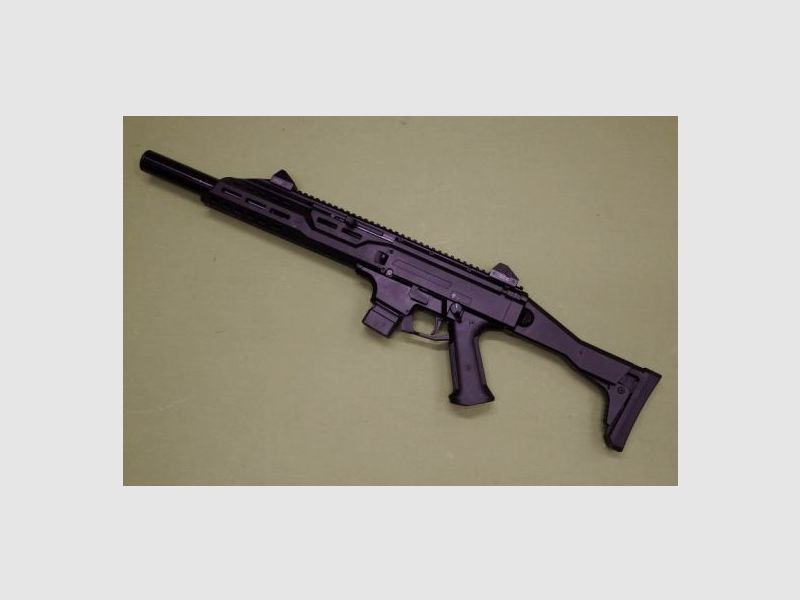 CZ Scorpion Evo 3 S1 Faux Suppressor Semi-automatic rifle caliber 9x19 - sportingly approved!