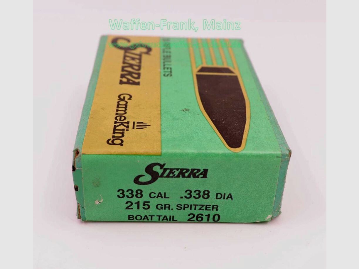 Sierra Bullets, proiettili da fucile Santa Fe .338 (.338)