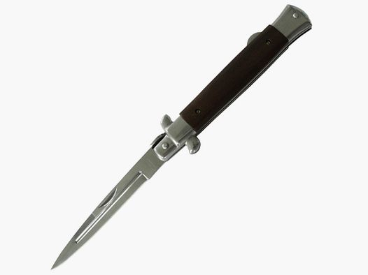 Coltello stiletto manico in ebano coltello legale a due mani