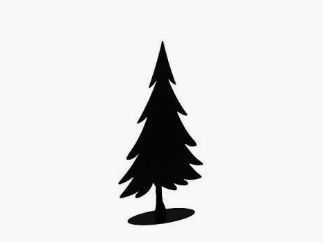 Kaheku Elvor albero decorativo nero