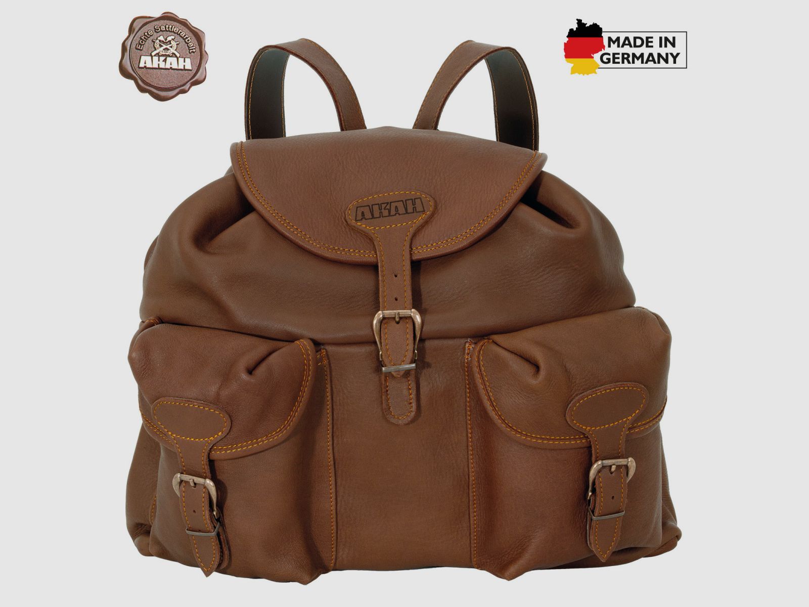 AKAH rugzak van elandleer