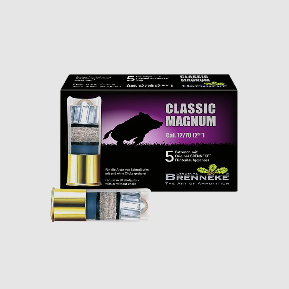 Brenneke 40652000 12/70 Classic Magnum 31,5g/490grs. Geweerloopprojectiel