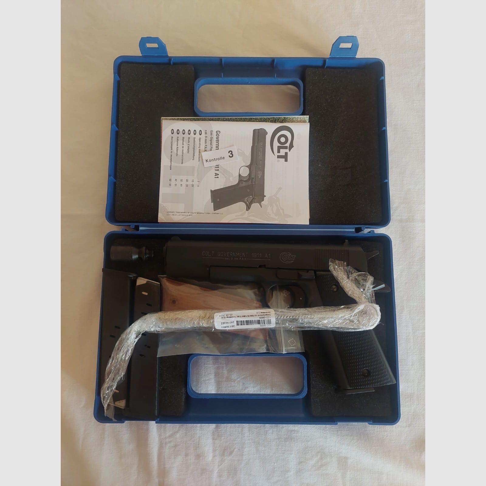 Colt Government 1911 geblauwde 9mm P.A.K Umarex VB