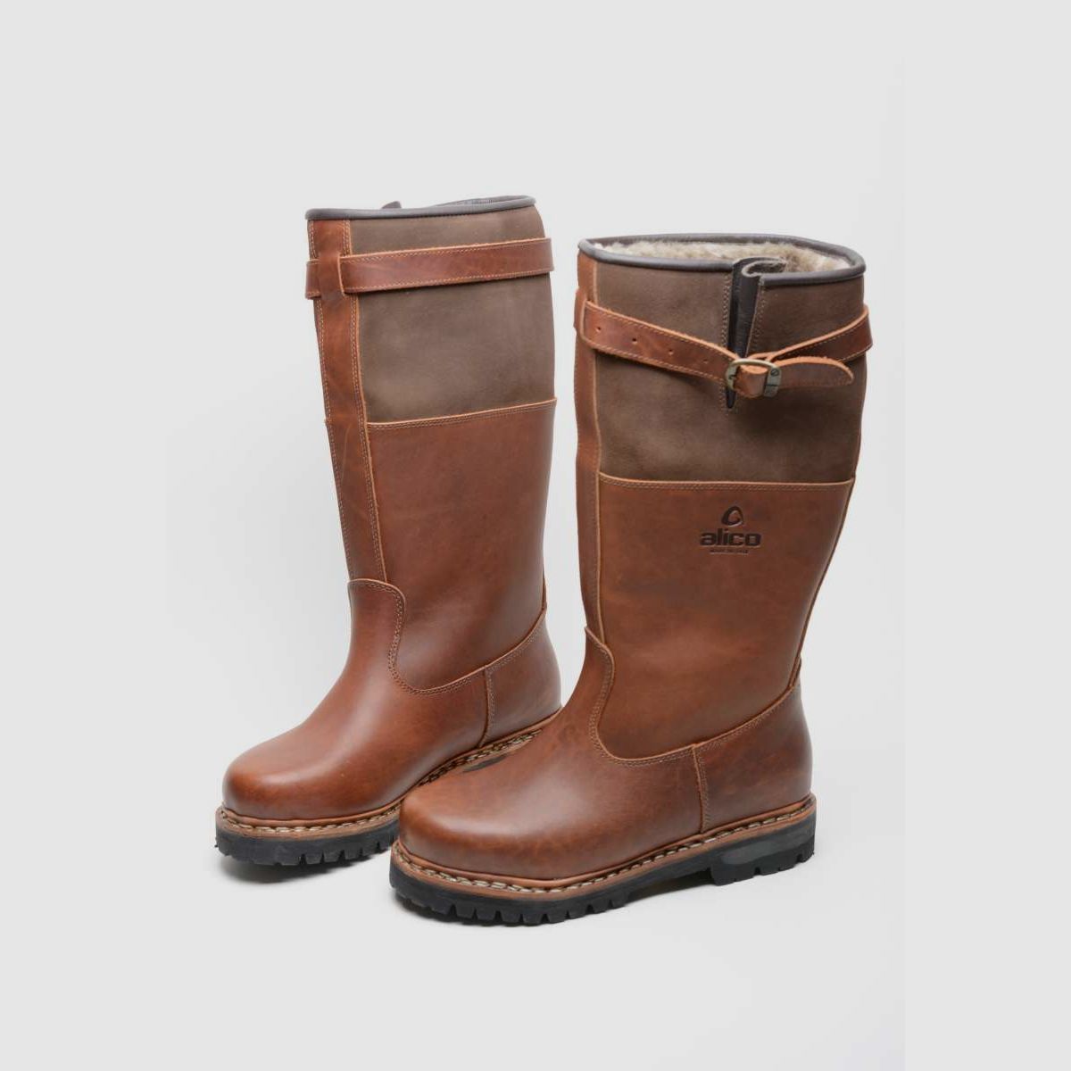 Botas de Cuero Husky Cosidas a Mano Exclusivas, imagen 1 de 7