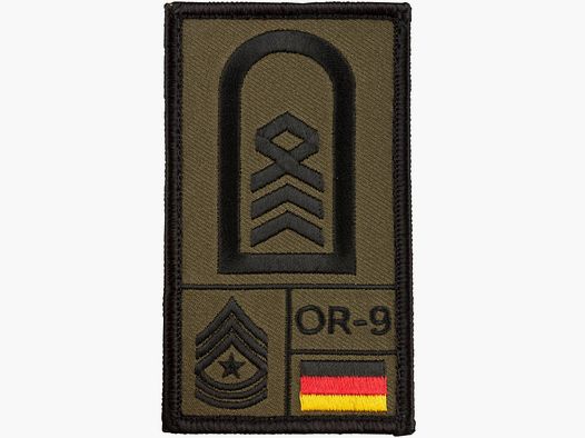 Café Viereck Café Viereck Rank Patch Oberstabsfeldwebel oliv