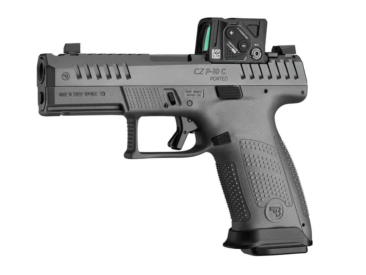 CZ P-10 Compact Ported A-Cut – 9x19mm mit Aimpoint COA, Bild 1 von 3