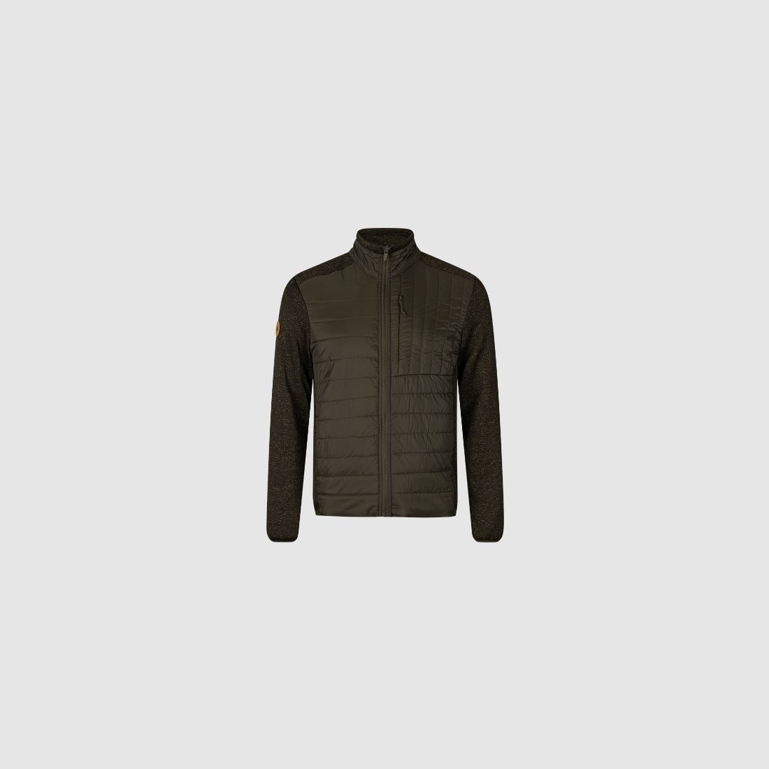 Theo Hybrid Camo Fleece Gilet Pine Green/InVis Green M