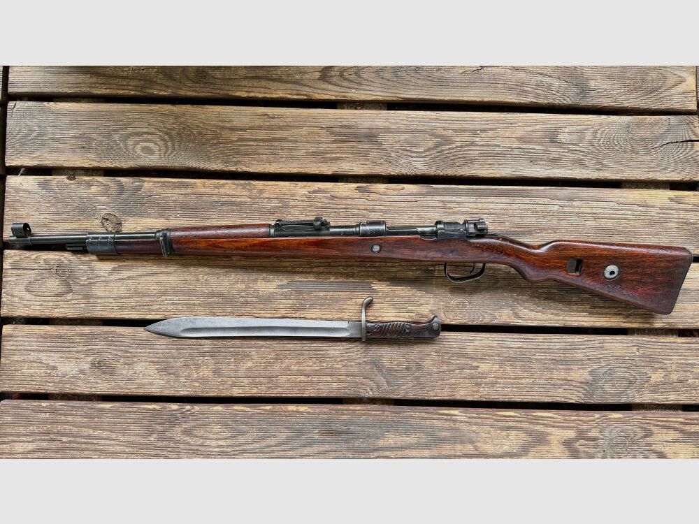 Mauser Mod. K98 con baionetta Fichtel & Sachs 1945 .308Win