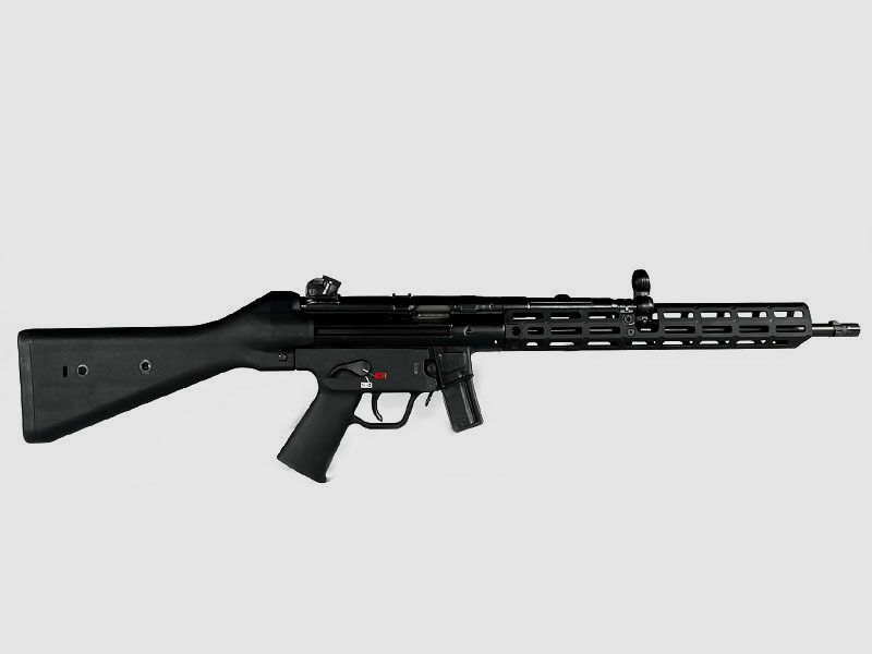 Heckler & Koch SP5L 9mm Selbstlader mit langem M-LOK Handschutz