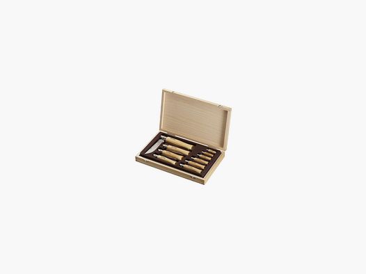 Set Messer Opinel Klinge Edelstahl Griff Buche