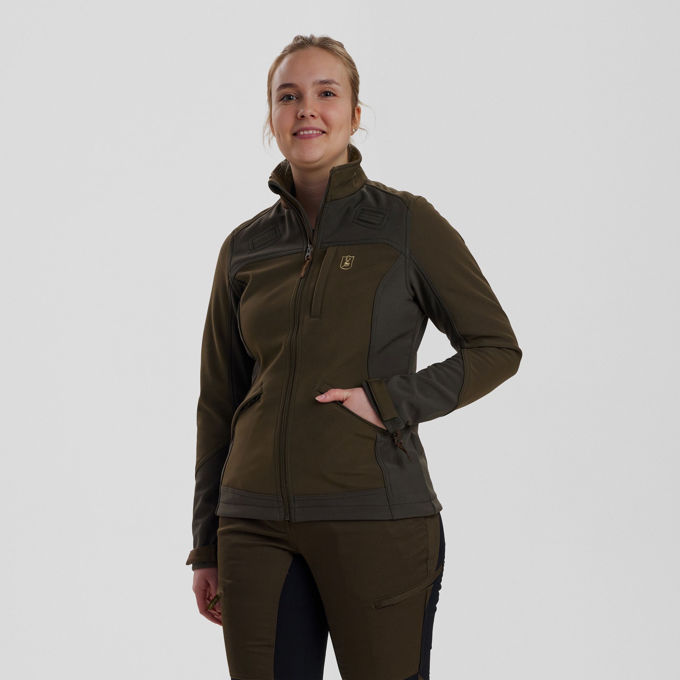 Lady Roja Softshell Jacke - Fallen Leaf – Kleidergröße Damen: 34